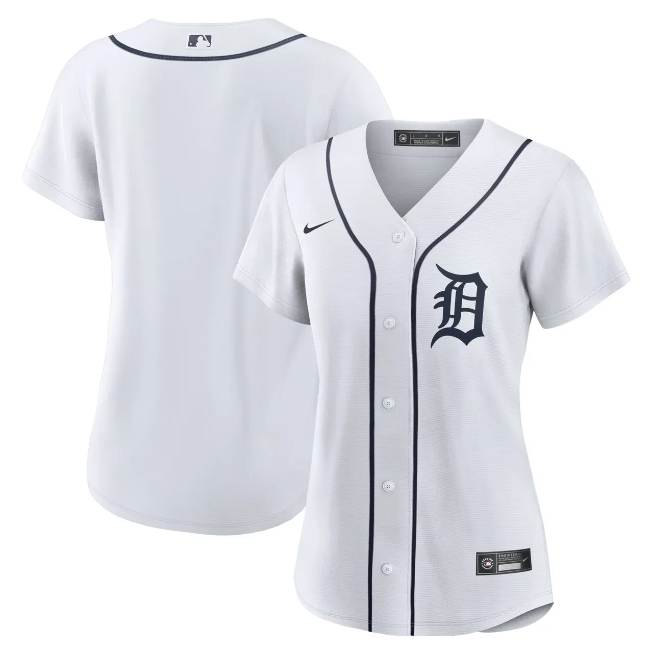 Nike Tigers White Jersey - Hình 2