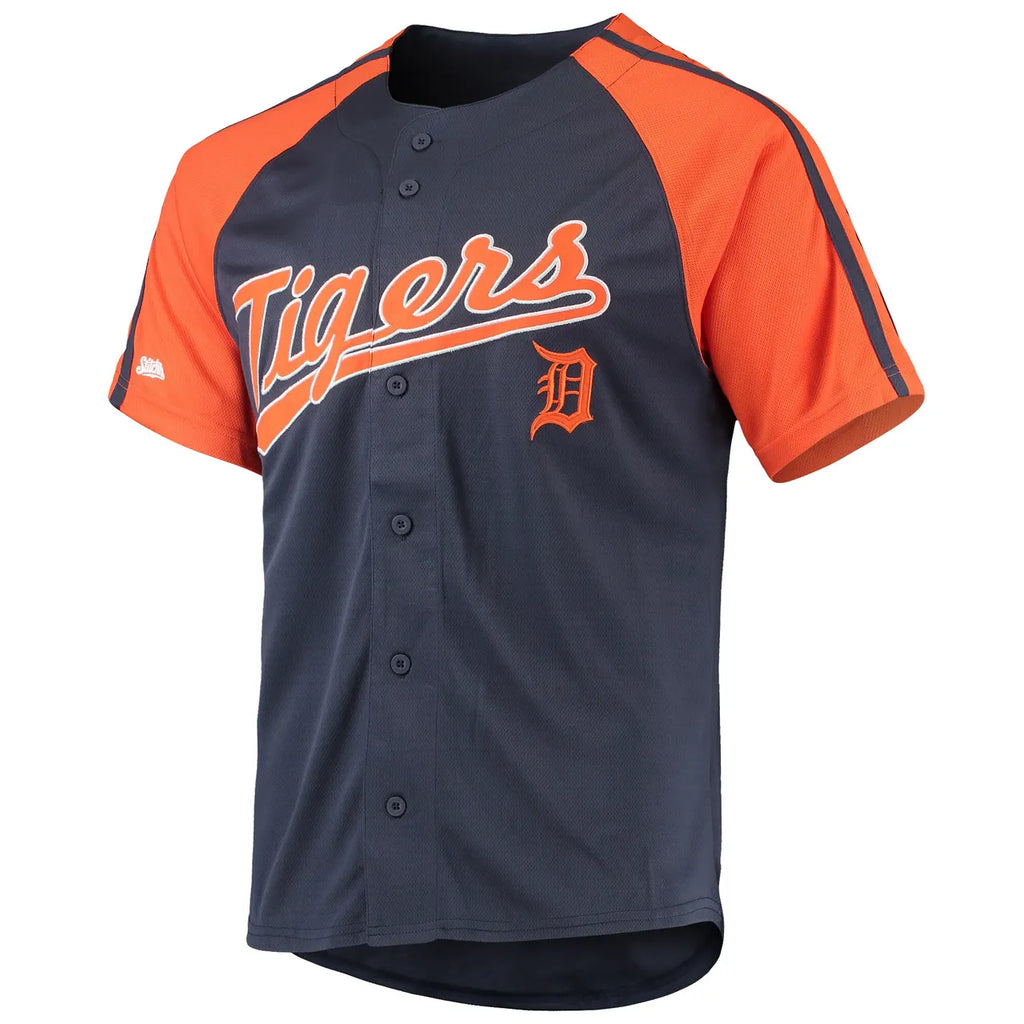 Stitches Tigers Navy Jersey - Hình 3