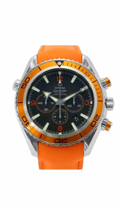 Omega Orange Bezel Chronograph seamaster