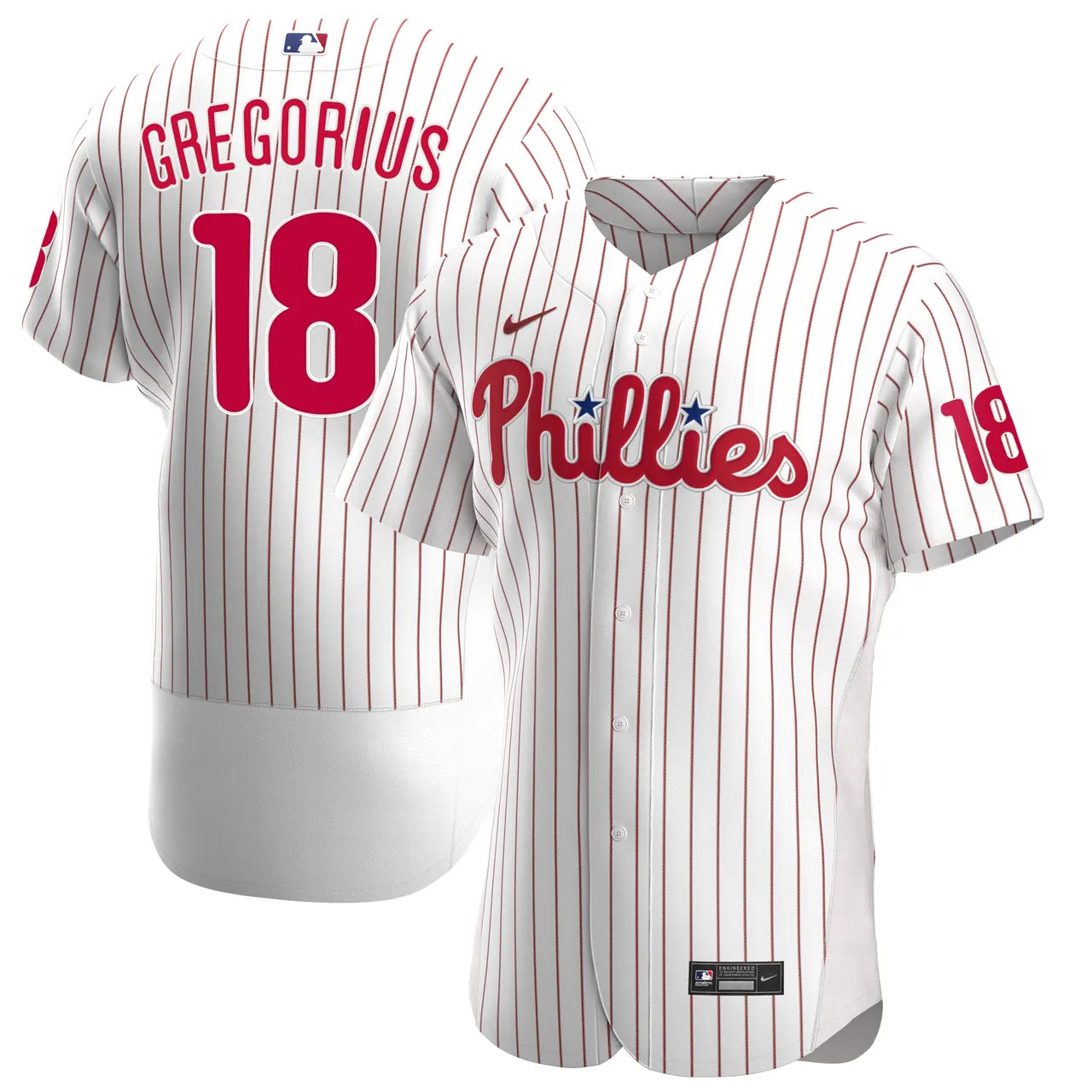 Gregorius Phillies Pinstripe Jersey - Hình 2