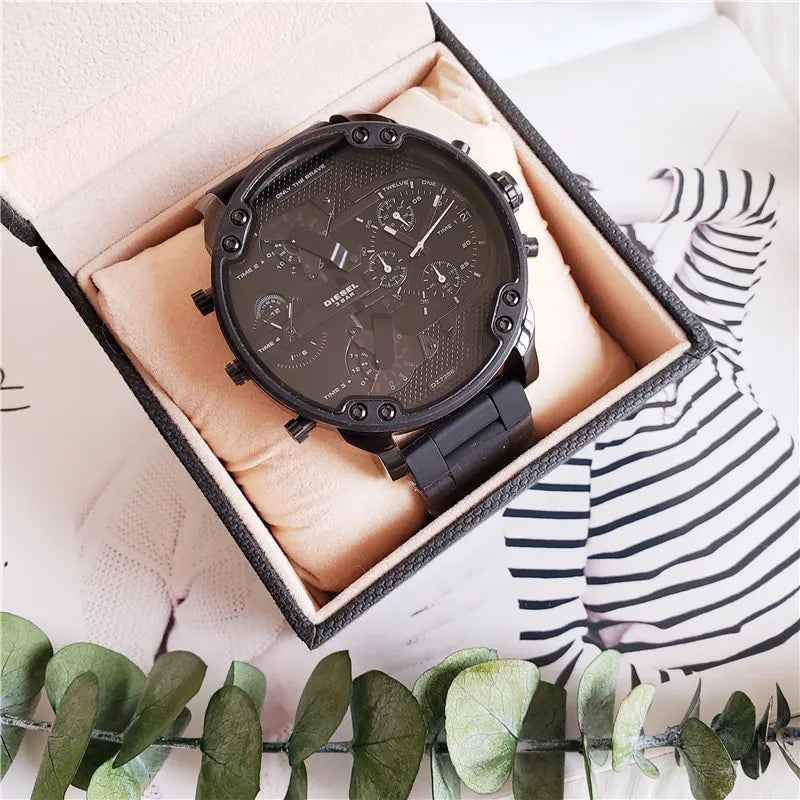 Diesel All Black Chronograph - Hình 10