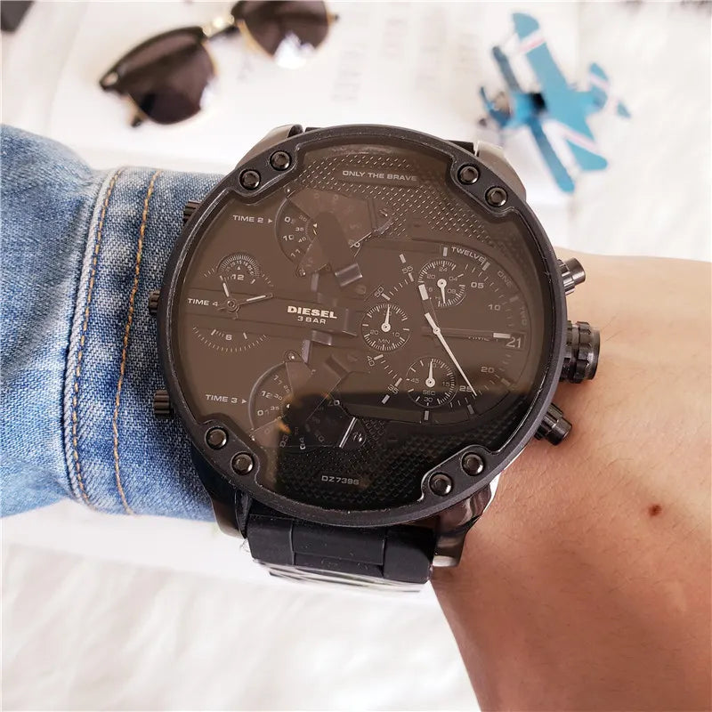Diesel All Black Chronograph - Hình 5