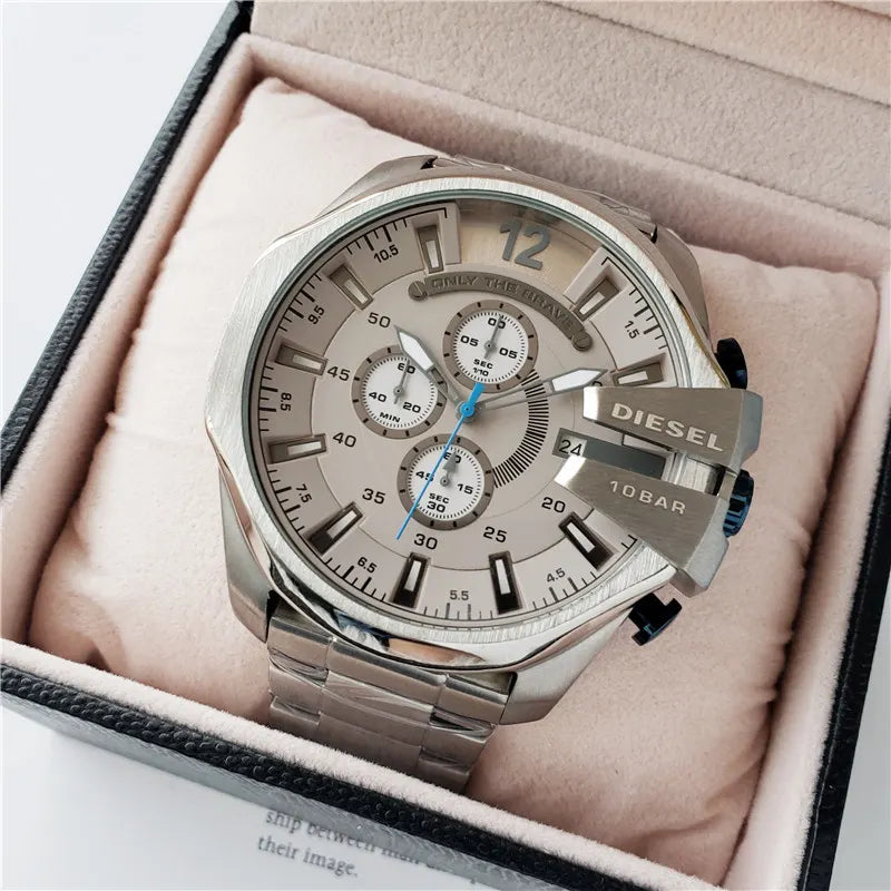Diesel Crusher Silver Dial - Hình 6