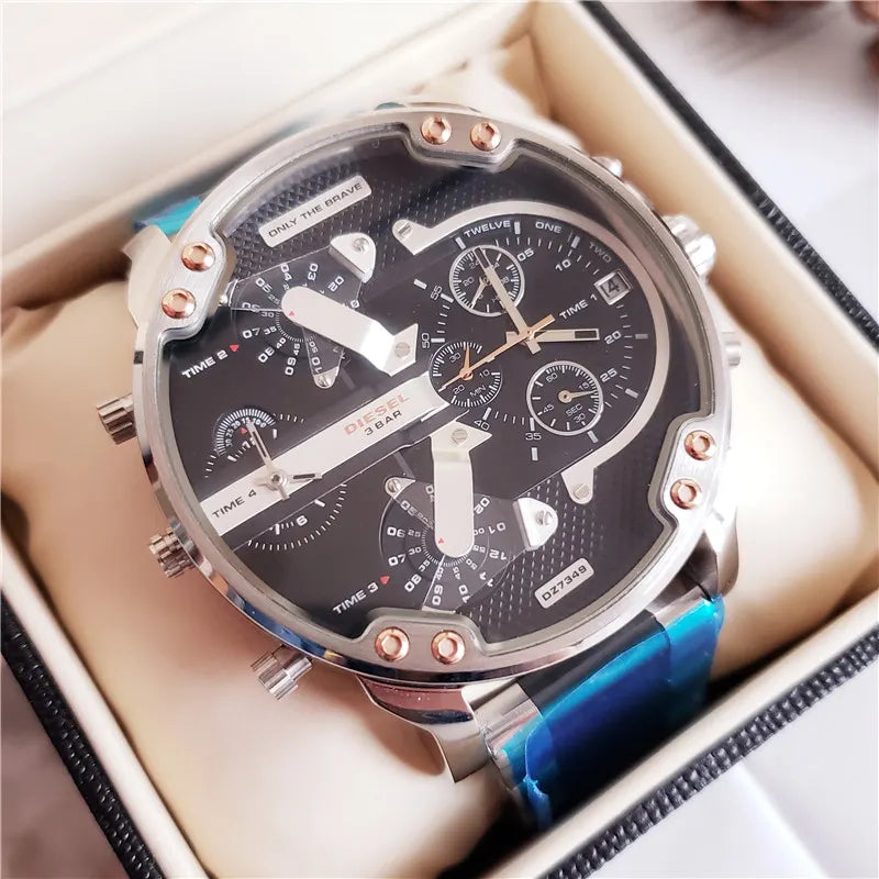 Diesel Black Dial Silver Steel
