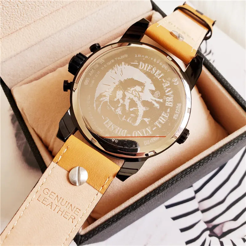 Diesel Orange Dial Watch - Hình 4