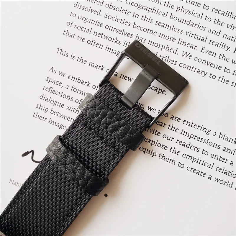 Diesel Grey Mesh Chronograph - Hình 2