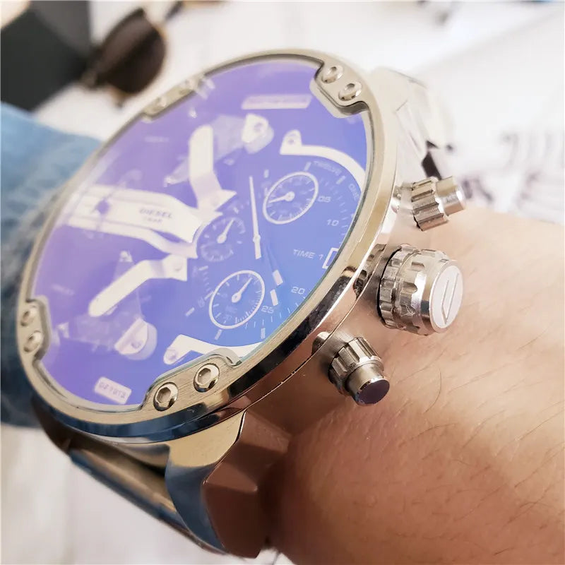 Diesel Blue Dial Steel Watch - Hình 6