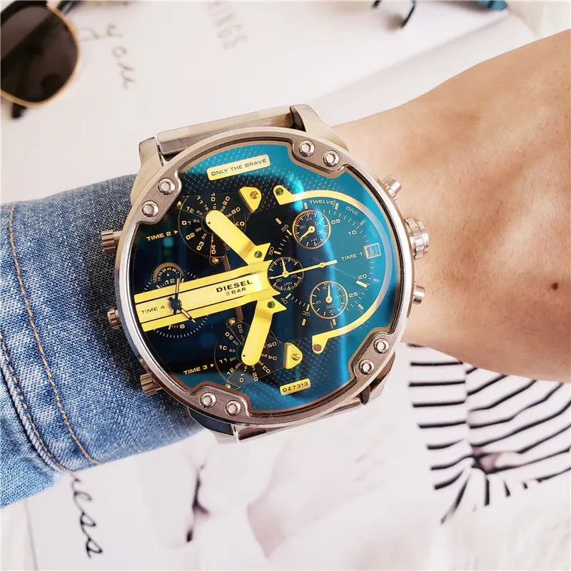 Diesel Blue Dial Steel Watch - Hình 9
