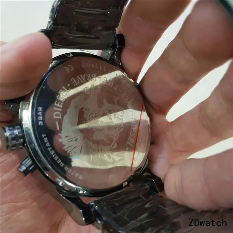 Diesel Gunmetal Blue Chronograph - Hình 2