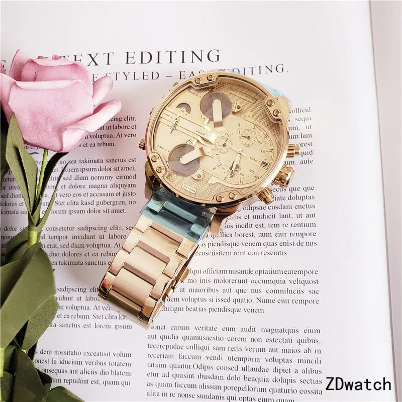 Diesel DZ7399 Gold Chronograph - Hình 2