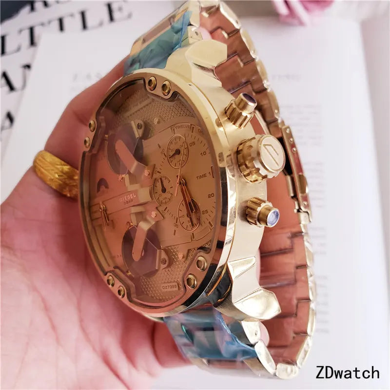 Diesel DZ7399 Gold Chronograph - Hình 4