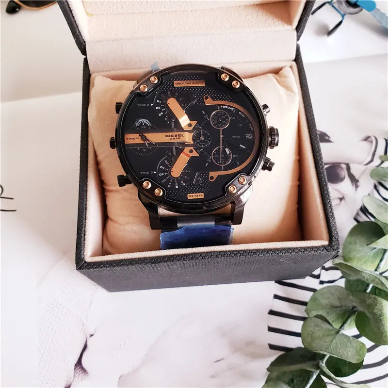 Diesel Black Gold Chronograph - Hình 5