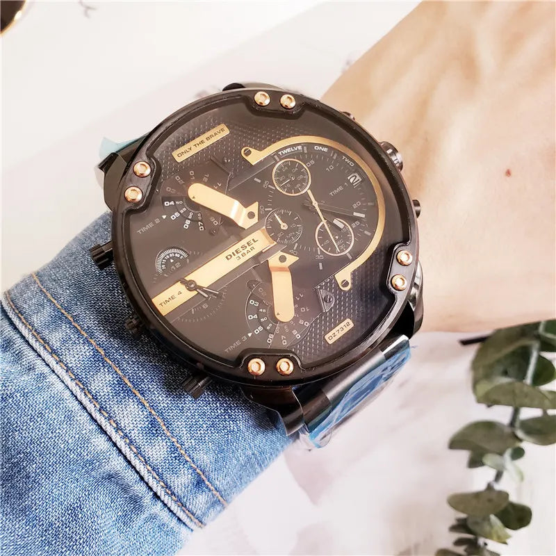Diesel Black Gold Chronograph - Hình 3