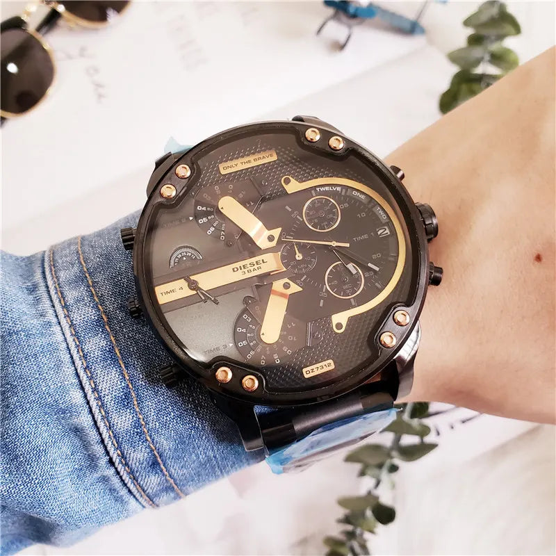 Diesel Black Gold Chronograph - Hình 2