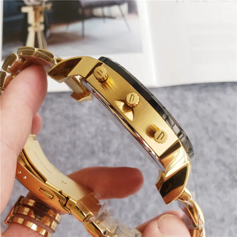 black Diesel Gold Chronograph - Hình 2