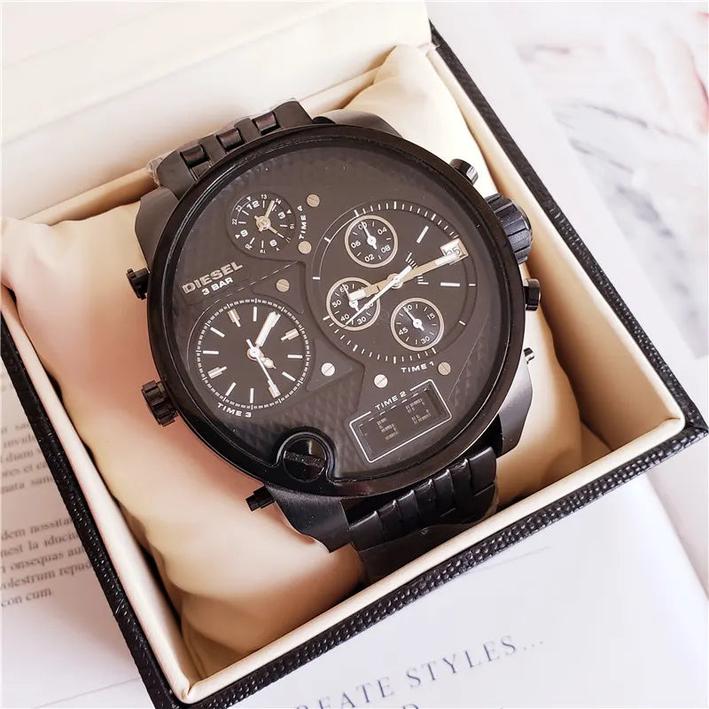 Diesel Black Chronograph DZ7333 - Hình 4