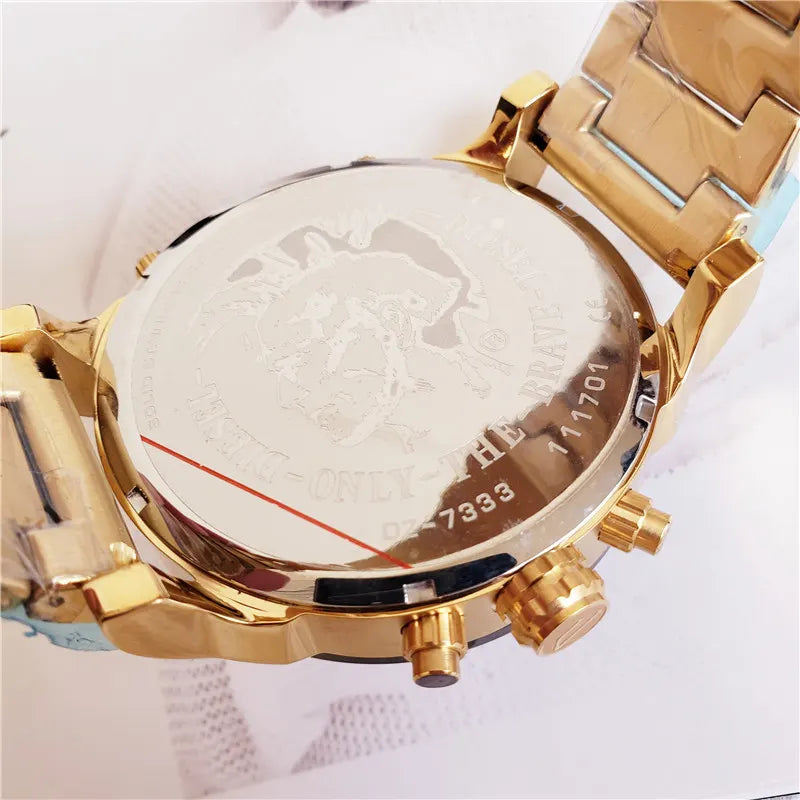 Diesel Gold Black Chronograph - Hình 5