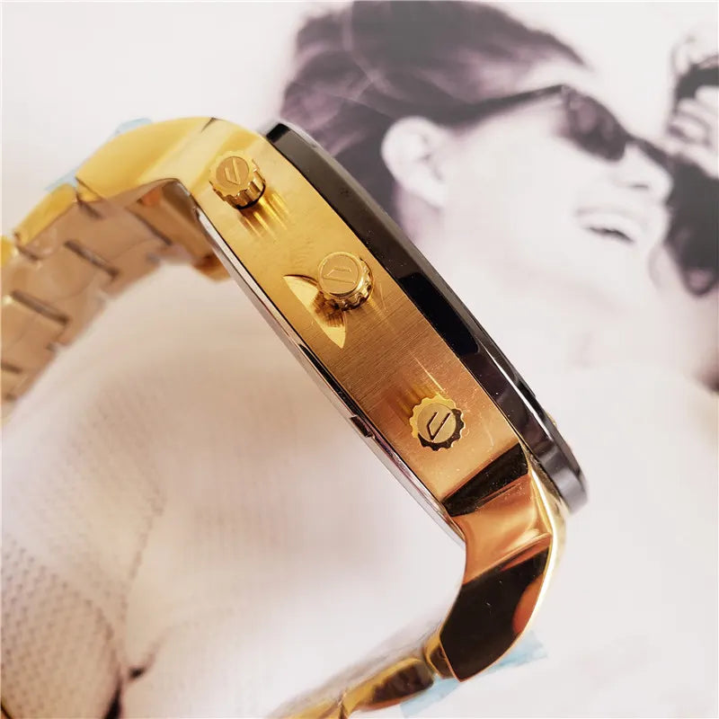 Diesel Gold Black Chronograph - Hình 6