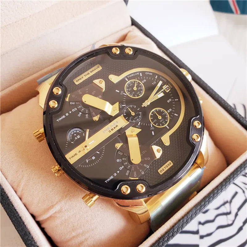 Diesel Gold Black Chronograph - Hình 4