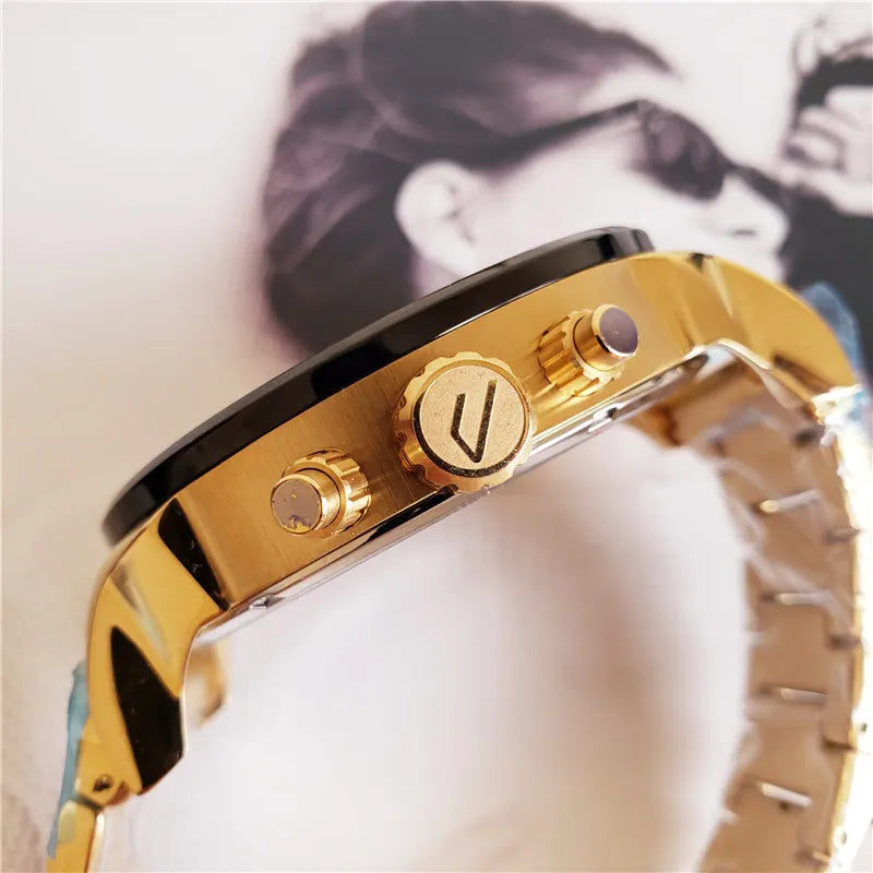 Diesel Gold Black Chronograph - Hình 7