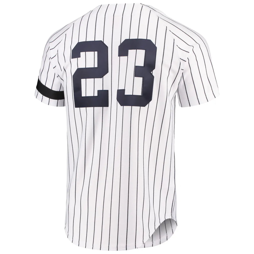 Mitchell & Ness Yankees #23 Pinstripe Jersey - Hình 4