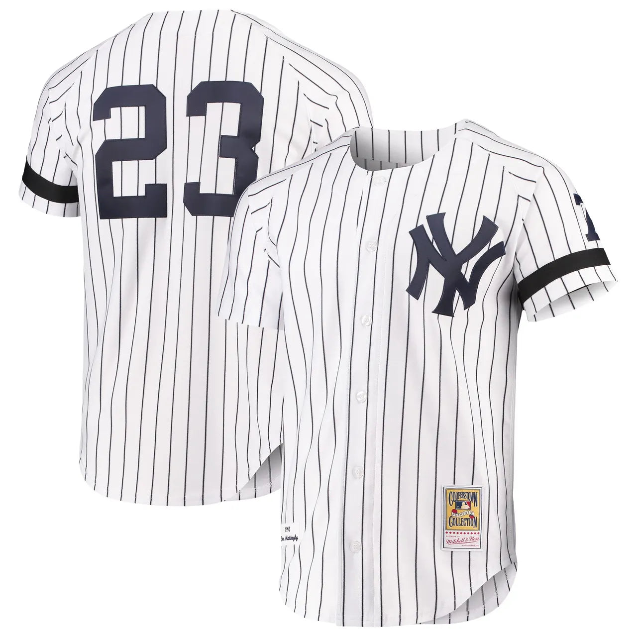 Mitchell & Ness Yankees #23 Pinstripe Jersey - Hình 2