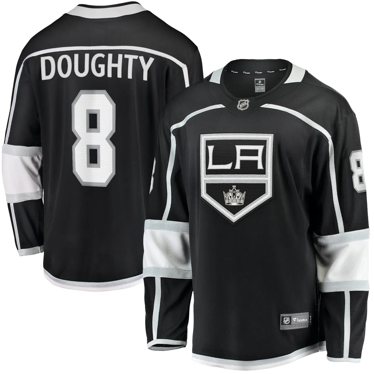 fanatics nhl Doughty Kings Black Jersey - Hình 2