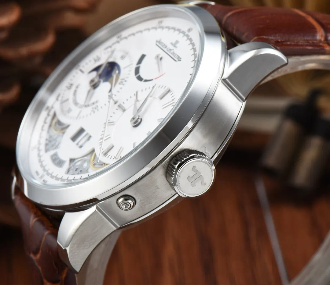 JLC Quantime Lunaire White Dial - Hình 3