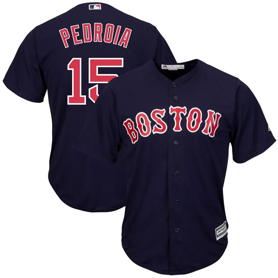 Pedroia Red Sox Navy Jersey