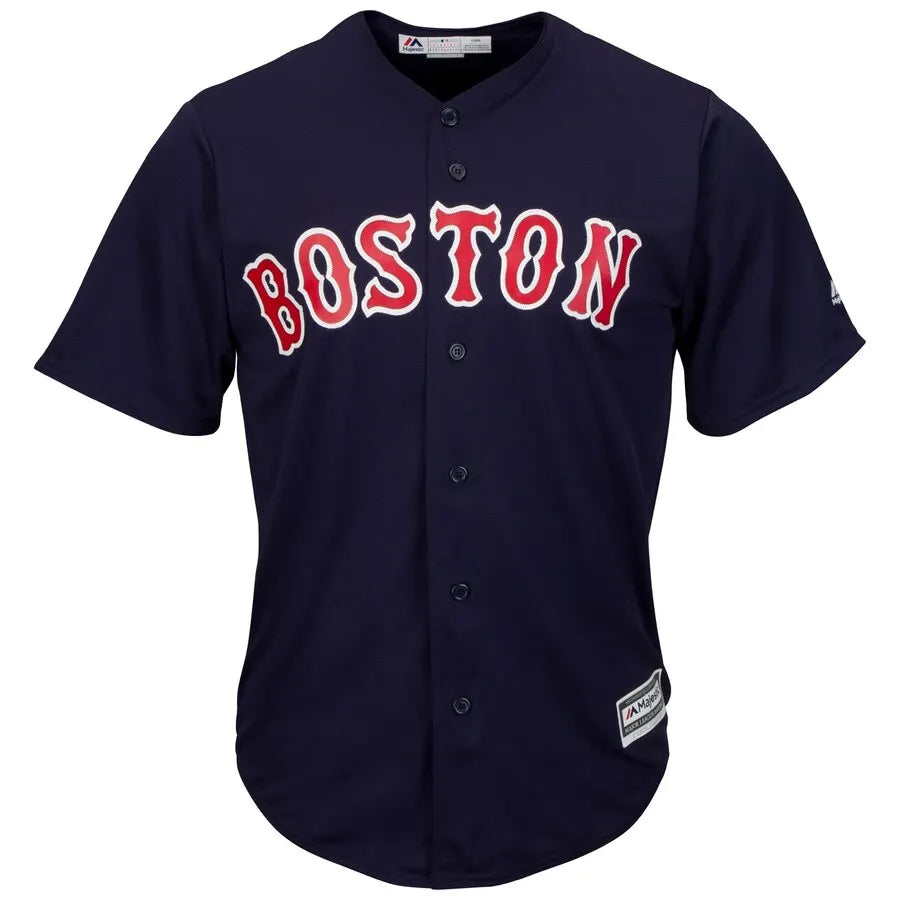 Pedroia Red Sox Navy Jersey - Hình 2