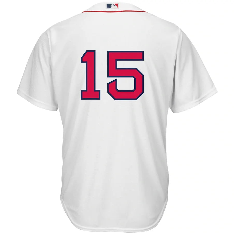 majestic Red Sox White Home Jersey - Hình 3