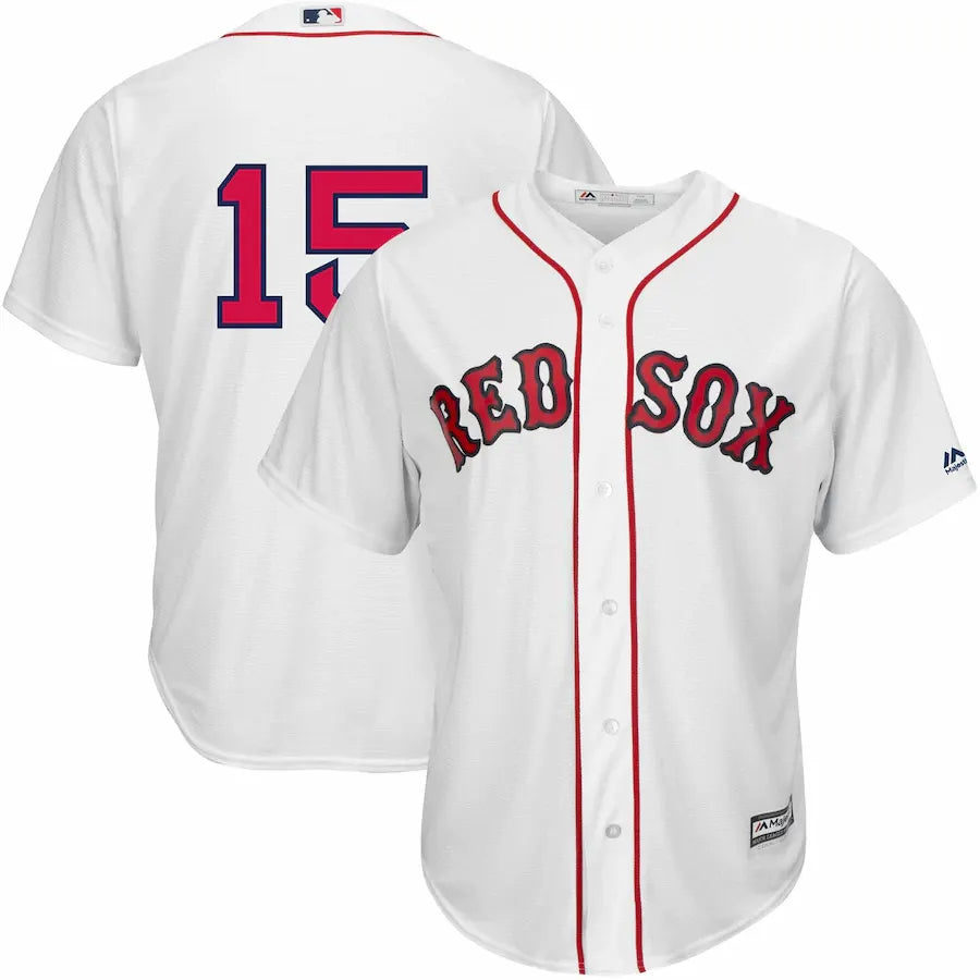 majestic Red Sox White Home Jersey