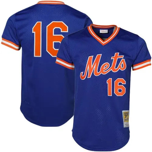 Mets Blue Throwback Jersey mitchell
