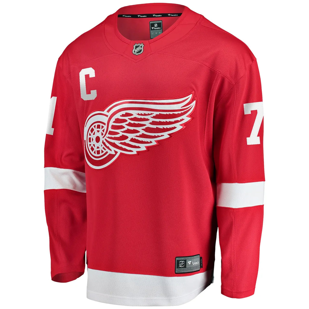 authentic Fanatics Larkin Red Wings Jersey - Hình 3