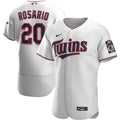 Rosario #20 Twins White Jersey