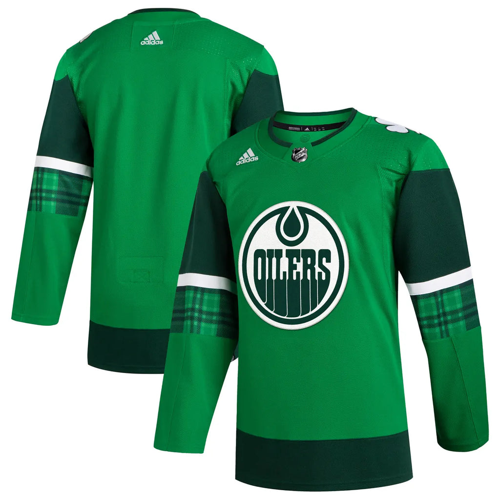 adidas Oilers St. Patrick's Green Jersey - Hình 2