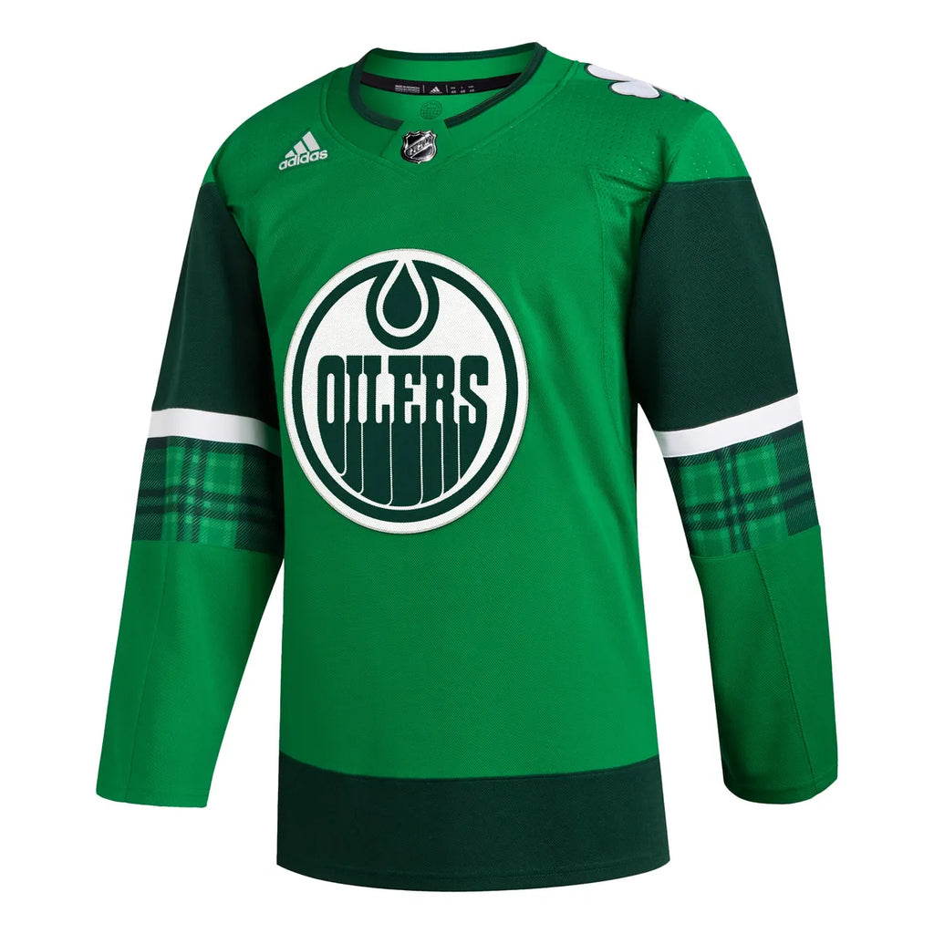 adidas Oilers St. Patrick's Green Jersey - Hình 3