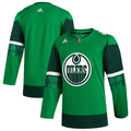 adidas Oilers St. Patrick's Green Jersey