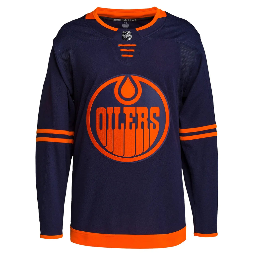 Adidas Oilers Navy Jersey authentic - Hình 3
