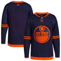 Adidas Oilers Navy Jersey authentic