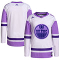 Adidas Oilers Purple Jersey