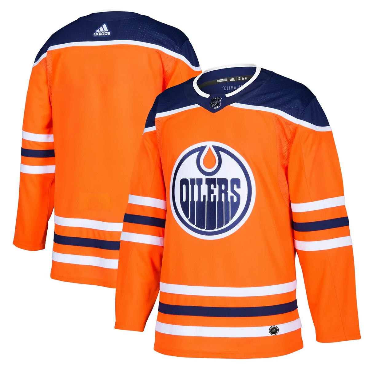 Adidas Oilers Orange Jersey authentic - Hình 2
