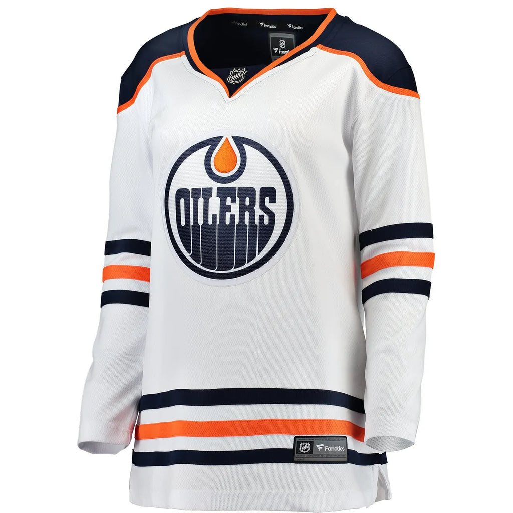 Fanatics Oilers White Jersey - Hình 3
