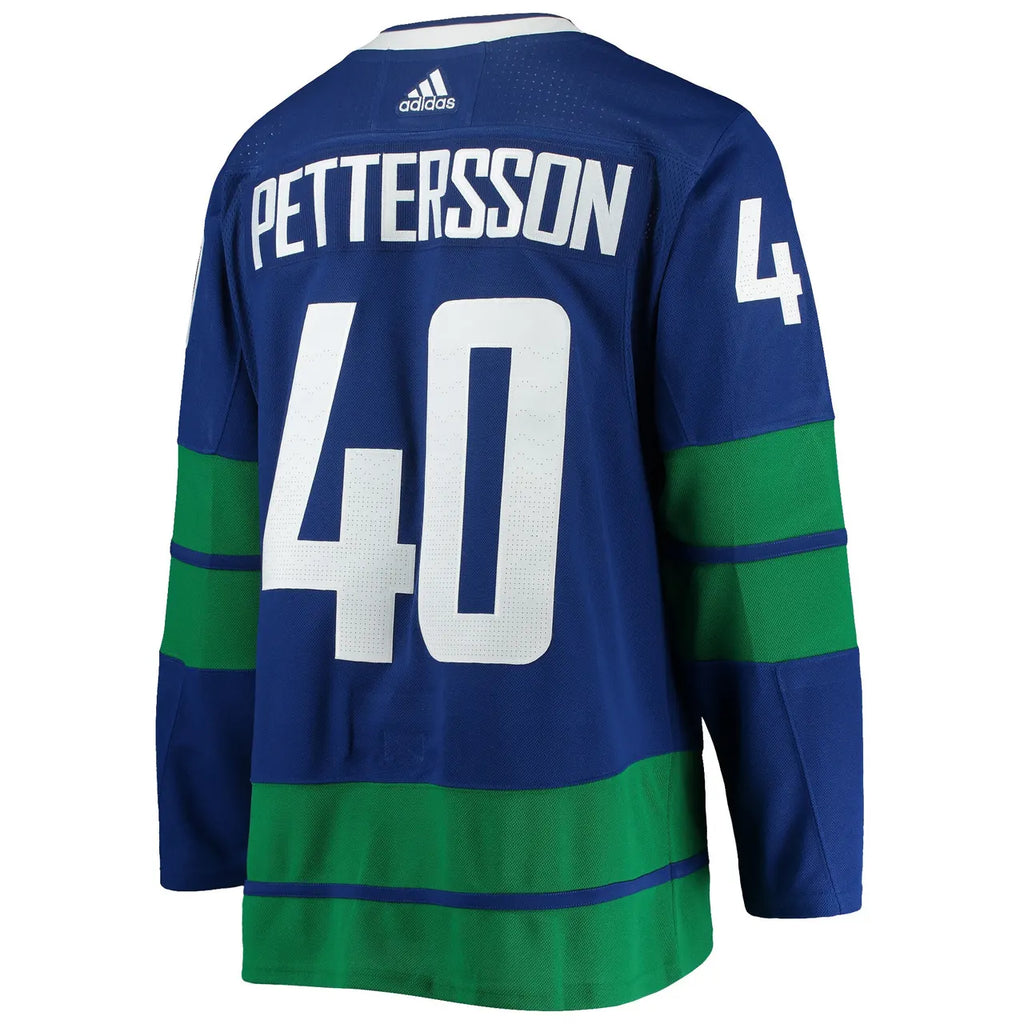 blue Adidas Pettersson Canucks Jersey - Hình 4
