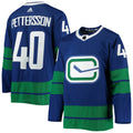 blue Adidas Pettersson Canucks Jersey