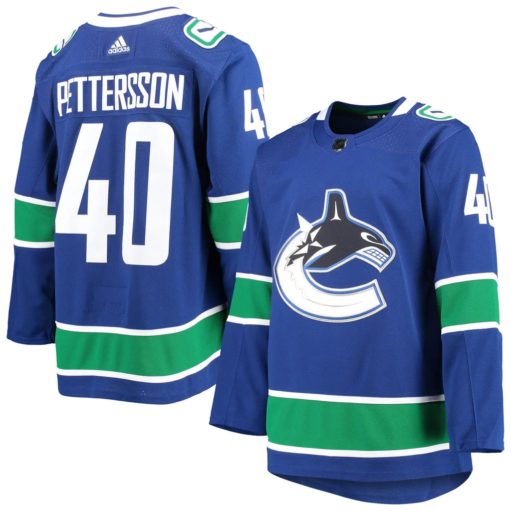 blue Adidas Pettersson Canucks Jersey - Hình 2