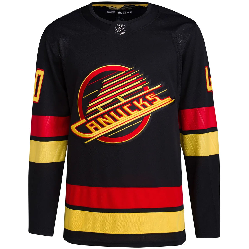 black Adidas Pettersson Canucks Jersey - Hình 3