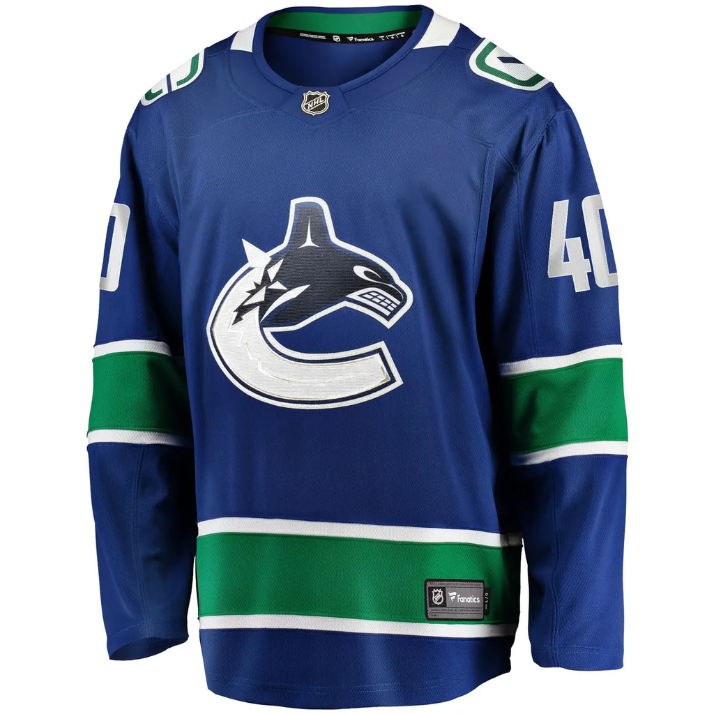 fanatics Pettersson Canucks Royal Jersey - Hình 3