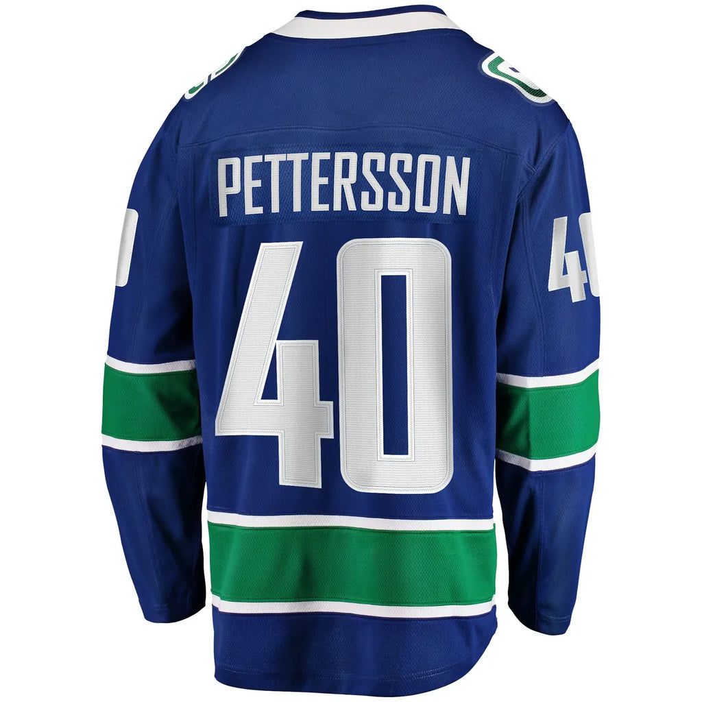 fanatics Pettersson Canucks Royal Jersey - Hình 4