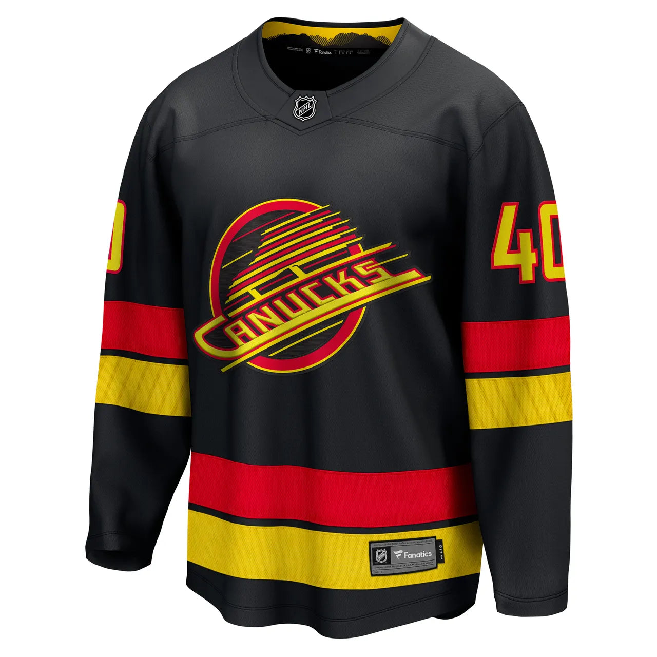 Pettersson Canucks Black Jersey fanatics - Hình 3